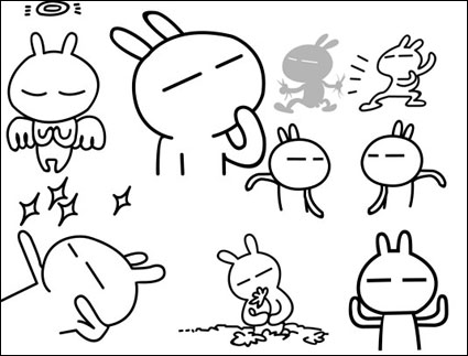 Tuzki vector material