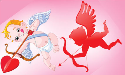 Lovely angel vector material