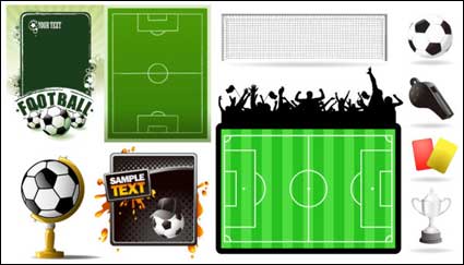 Football Theme Vector material