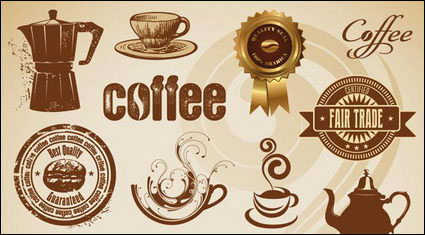 {coffee and totem } Vector