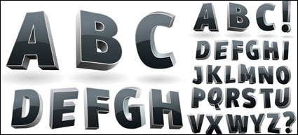 Three-dimensional vector alphabet