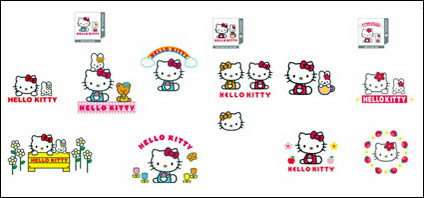 hello kitty official vector 1-4