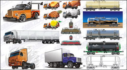 Large automobile Vector material package