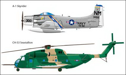 Military aircraft vector material