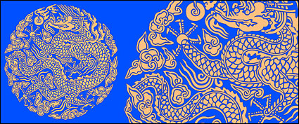 Classical Chinese dragon logo radio